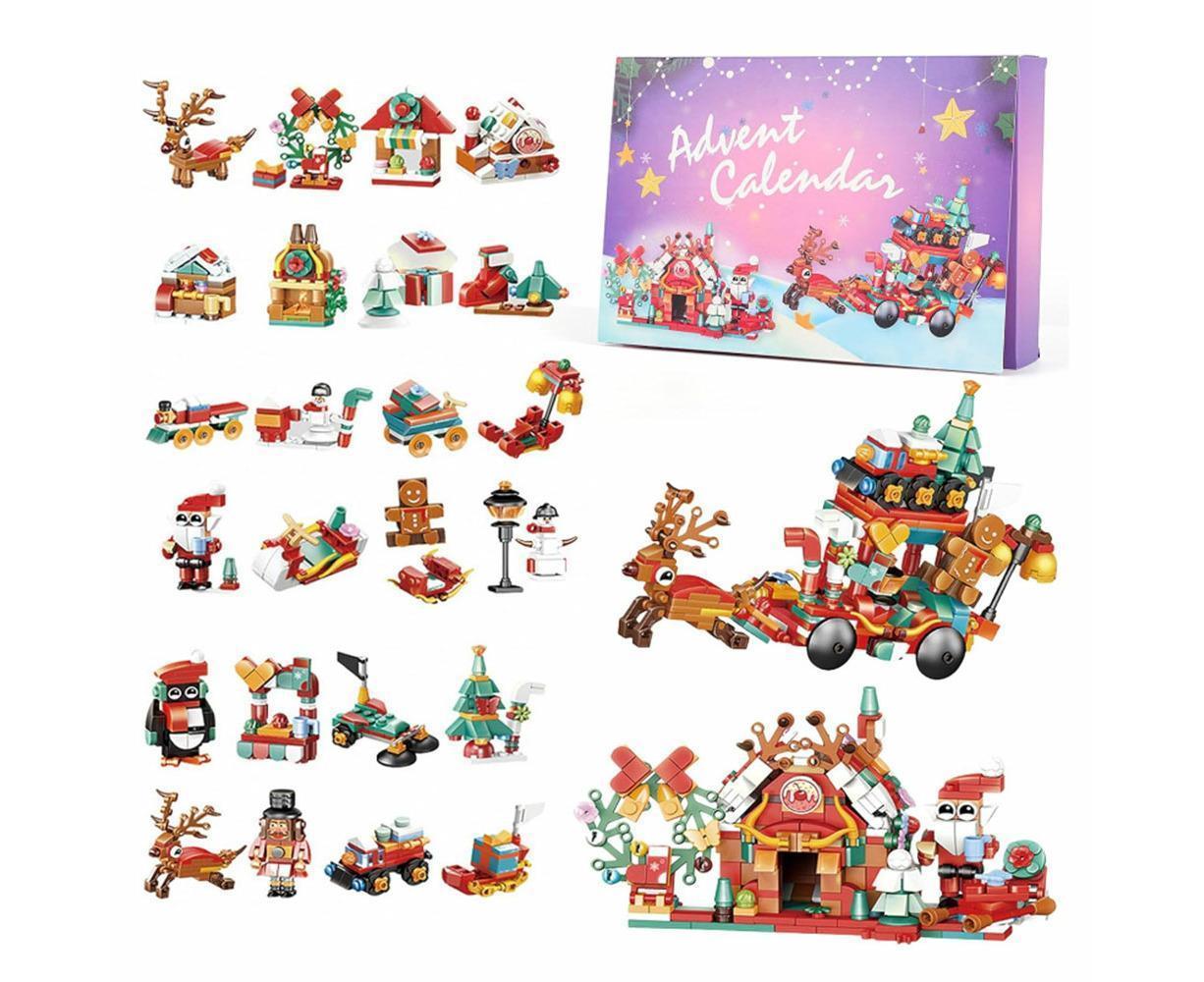 2024 Advent Calendar Christmas Building Block 24 Days Countdown Surprise Box V1263-JX-1322
