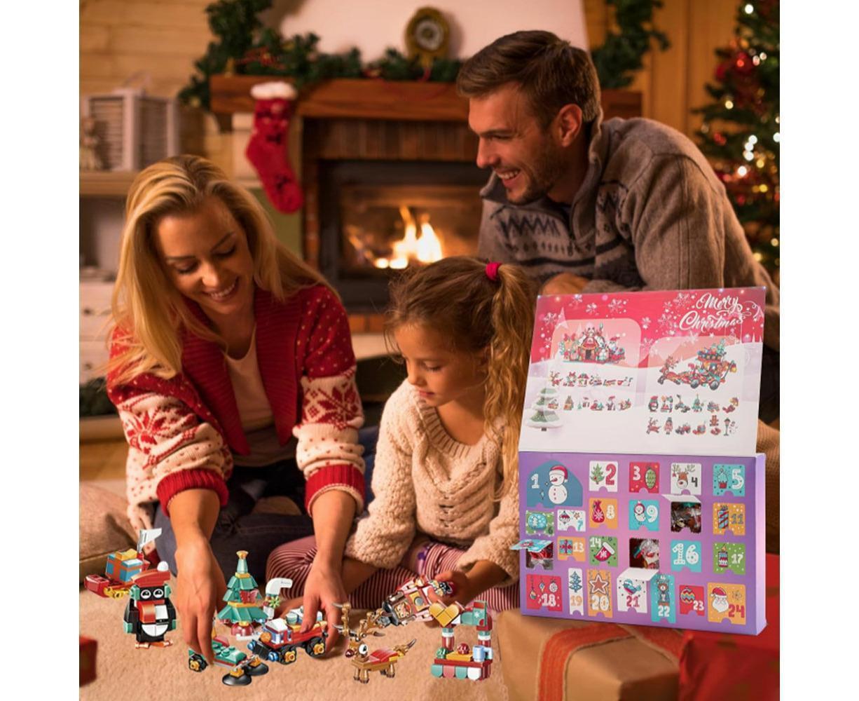2024 Advent Calendar Christmas Building Block 24 Days Countdown Surprise Box V1263-JX-1322