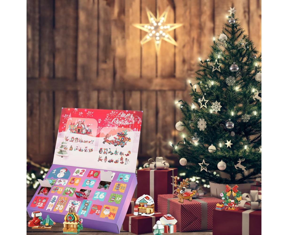 2024 Advent Calendar Christmas Building Block 24 Days Countdown Surprise Box V1263-JX-1322