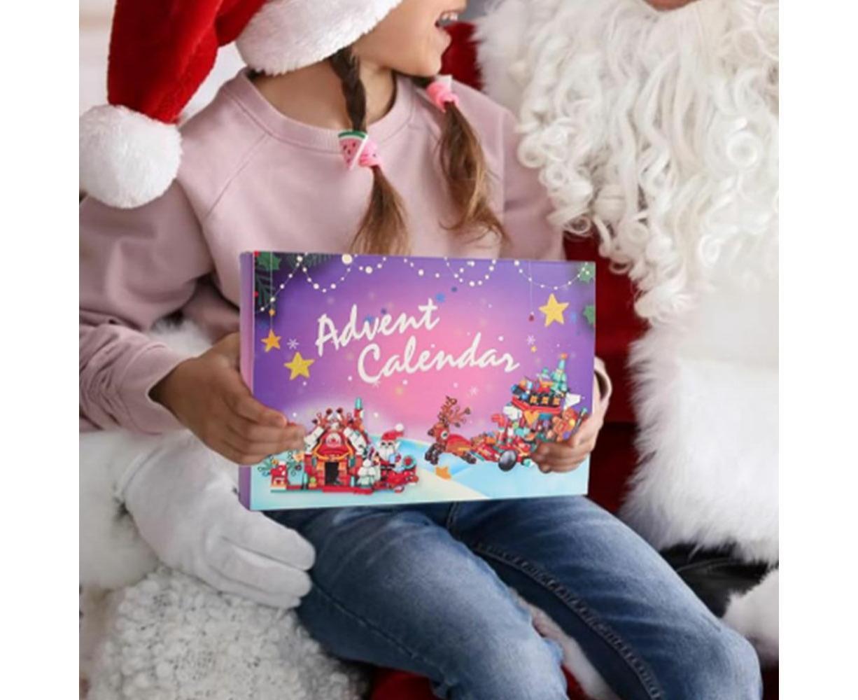 2024 Advent Calendar Christmas Building Block 24 Days Countdown Surprise Box V1263-JX-1322