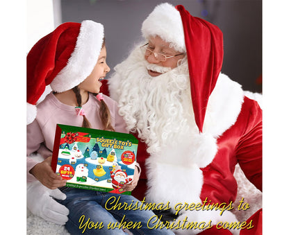 24 Days of Christmas Blind Calendar Christmas Squeeze Gift Box V1263-JX-1329