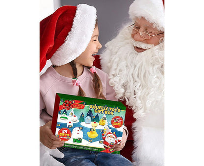 24 Days of Christmas Blind Calendar Christmas Squeeze Gift Box V1263-JX-1329