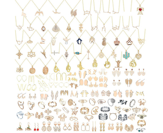 Christmas Advent Calendar Jewelry Box for Women Necklace Earring Finger Rings 24 Days Countdown Calendar New V1263-JX-1339