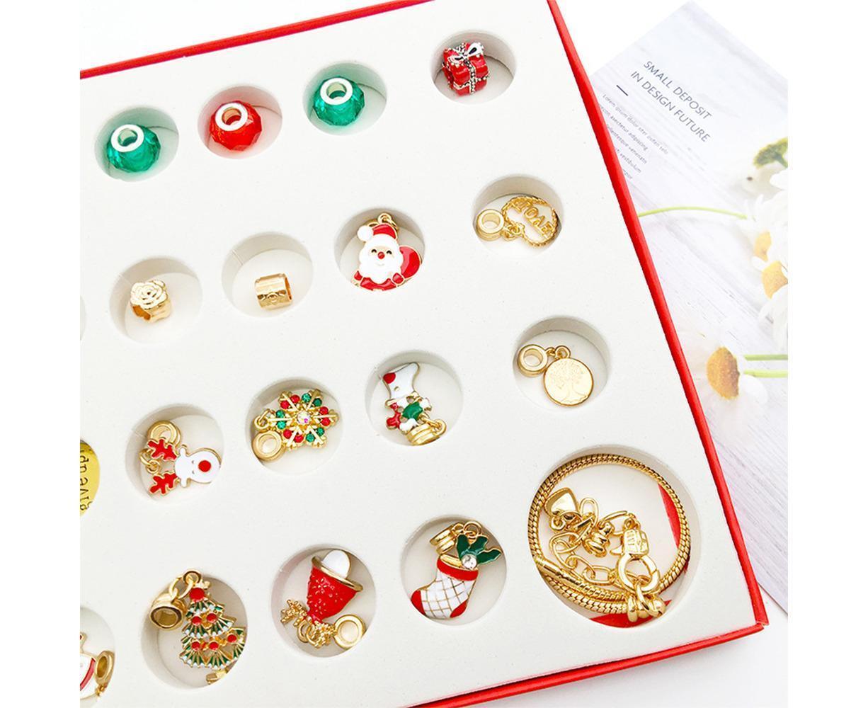 Christmas Advent Calendar with DIY Charm Bracelets V1263-JX-1340