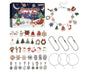 Christmas DIY Bracelet Jewelry Making Kit 24 Days Advent Calendar V1263-JX-1343