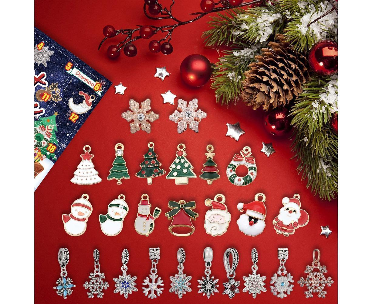 Christmas DIY Bracelet Jewelry Making Kit 24 Days Advent Calendar V1263-JX-1343