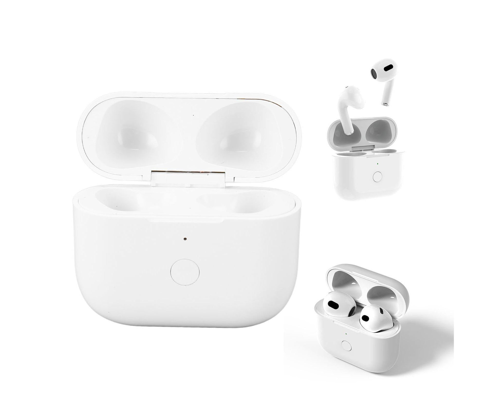 Wireless Charging Case for IOS Earbuds 3 600mAh Charger with Bluetooth Pairing V1263-JX-135