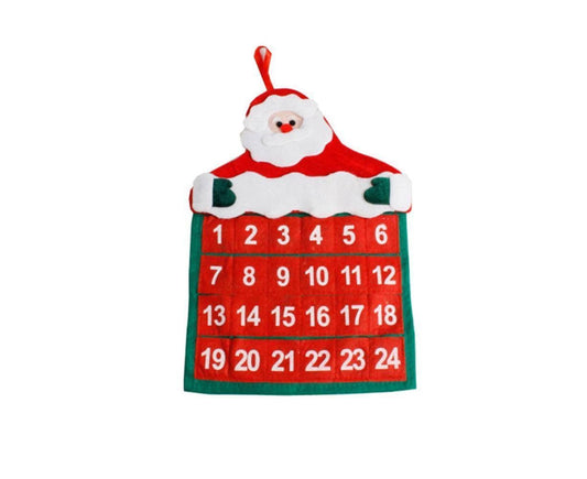Non-woven Hanging Christmas Advent Charm Calendar Bag-Smiley Jewelry V1263-JX-1350