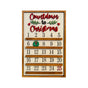 25 Days Wooden Hanging Christmas Advent Countdown Calendar V1263-JX-1355