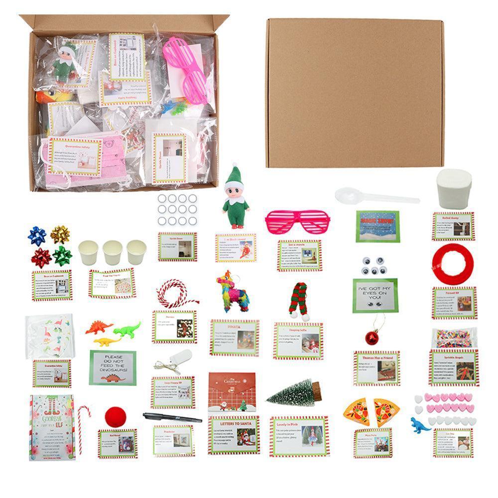 24 Days Christmas Countdown Calendars Elf Kit Xmas Blind Box V1263-JX-1359