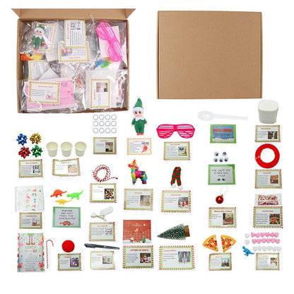 24 Days Christmas Countdown Calendars Elf Kit Xmas Blind Box V1263-JX-1359