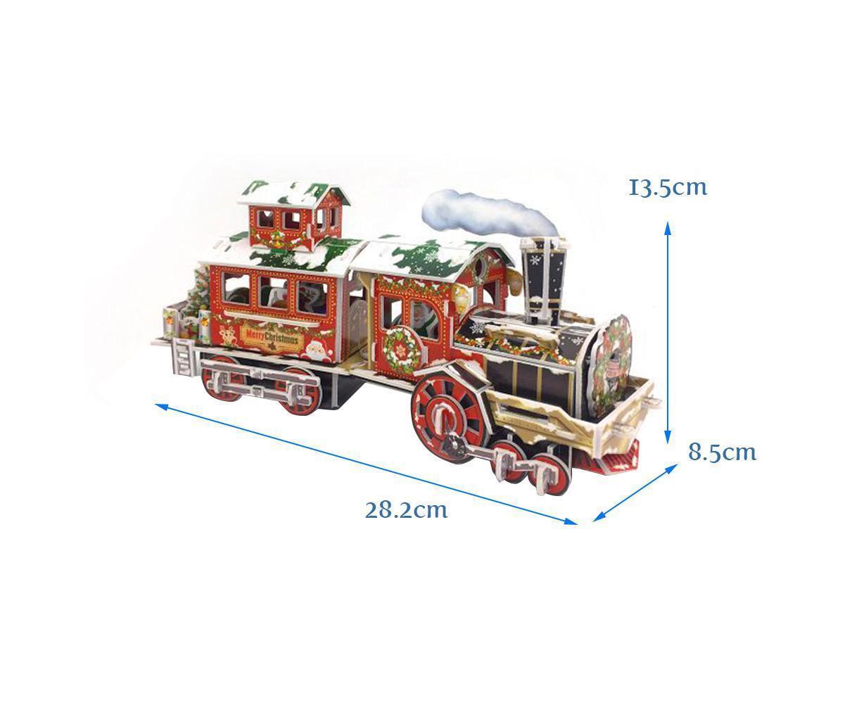 3D Christmas Train Jigsaw Puzzles Jigsaw Express for Christmas Birthday and Valentine Gift V1263-JX-1363