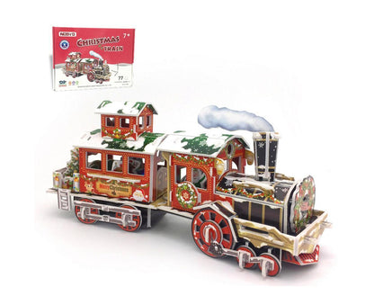 3D Christmas Train Jigsaw Puzzles Jigsaw Express for Christmas Birthday and Valentine Gift V1263-JX-1363