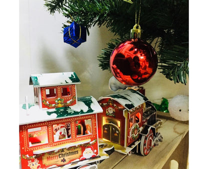3D Christmas Train Jigsaw Puzzles Jigsaw Express for Christmas Birthday and Valentine Gift V1263-JX-1363