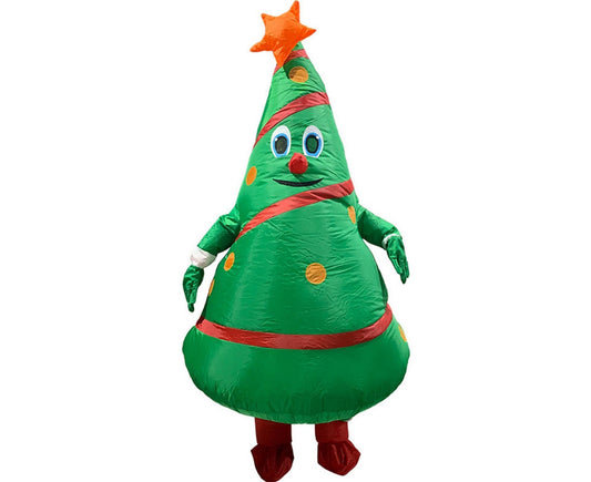 Christmas Cartoon Doll Costumes Air Model Inflatable Christmas Tree Clothes Funny Dress Up Props V1263-JX-1369