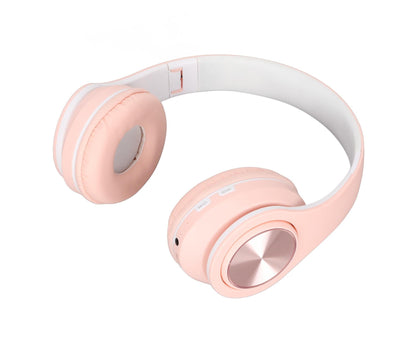 Bluetooth Headset Noise Reduction Foldable Over Ear Wireless Headphone with Colorful Light for Phone Laptop V1263-JX-138