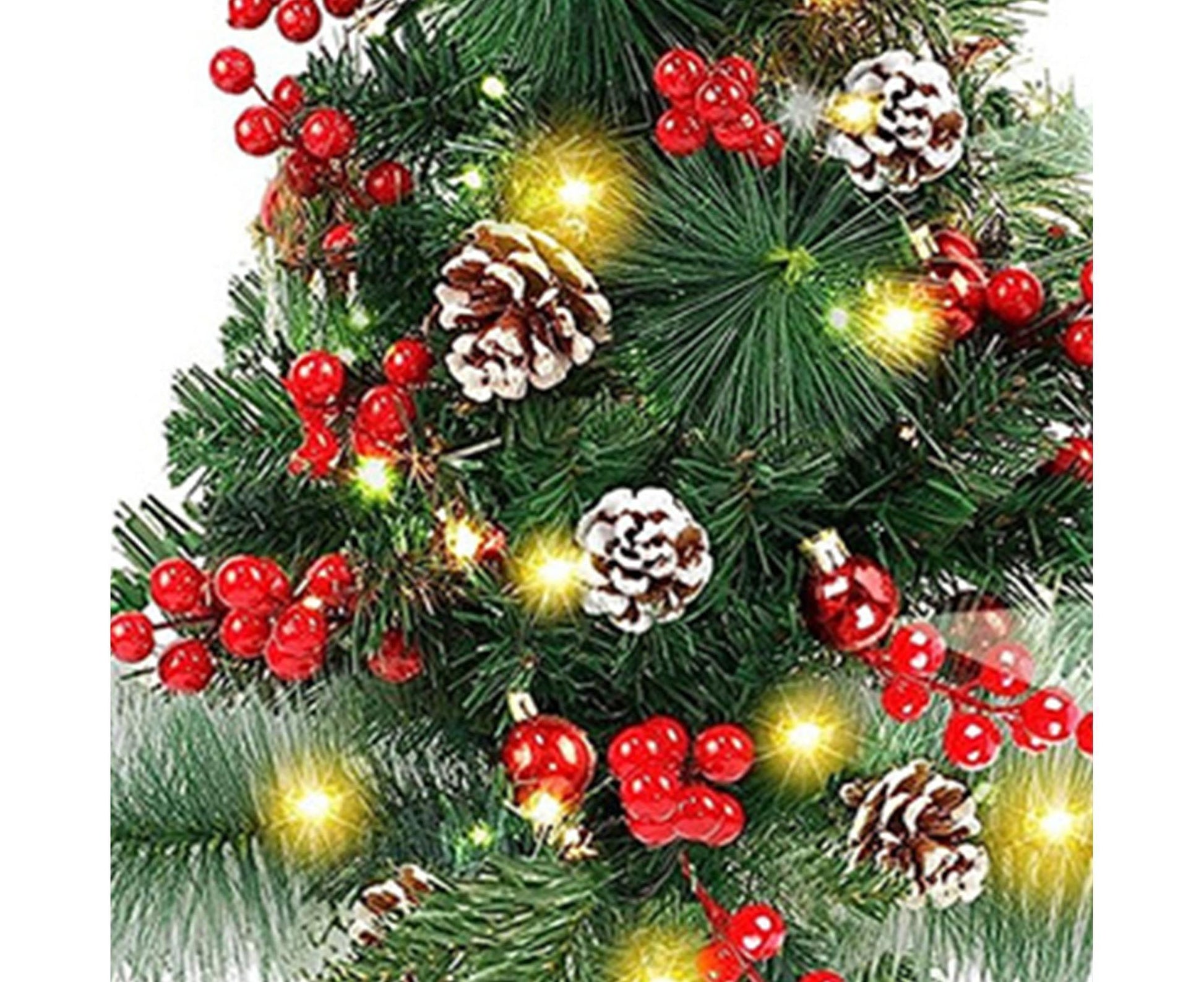 Solar Christmas Tree Garden Stake Lights Outdoor Christmas Tree Lighted Yard Decorations V1263-JX-1388