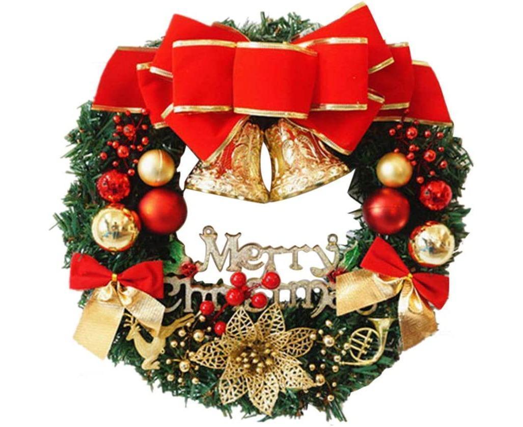Creative Christmas Door Wreath Christmas Garland Wreaths 30cm V1263-JX-1393