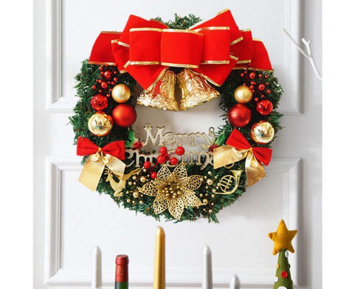Creative Christmas Door Wreath Christmas Garland Wreaths 30cm V1263-JX-1393