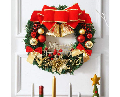 Creative Christmas Door Wreath Christmas Garland Wreaths 30cm V1263-JX-1393