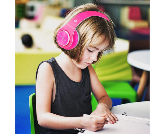 babies Bluetooth Headphones - Volume Limited Foldable - Wireless Headphones with Mic V1263-JX-14