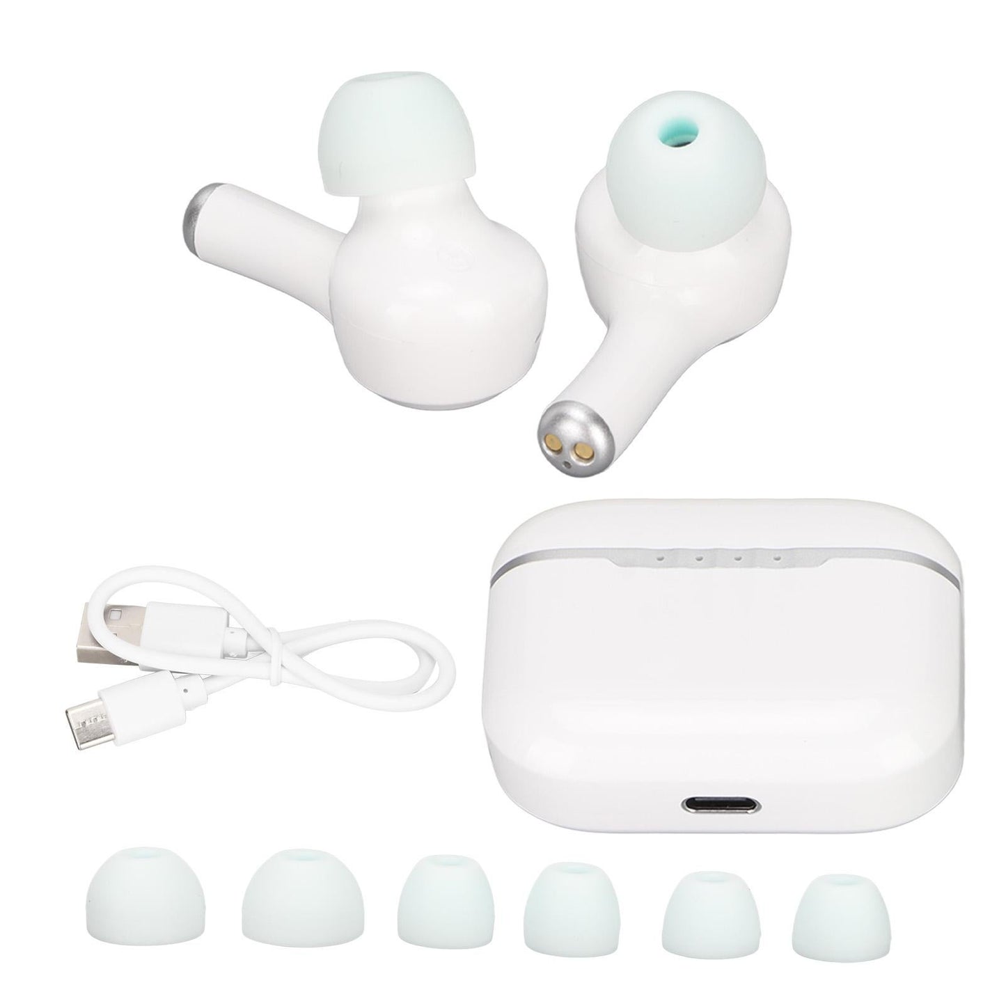 Translator Earbuds Bluetooth 5.2 Supports 84 Languages 5 Modes Noise Canceling Wireless Translator Earbuds V1263-JX-140