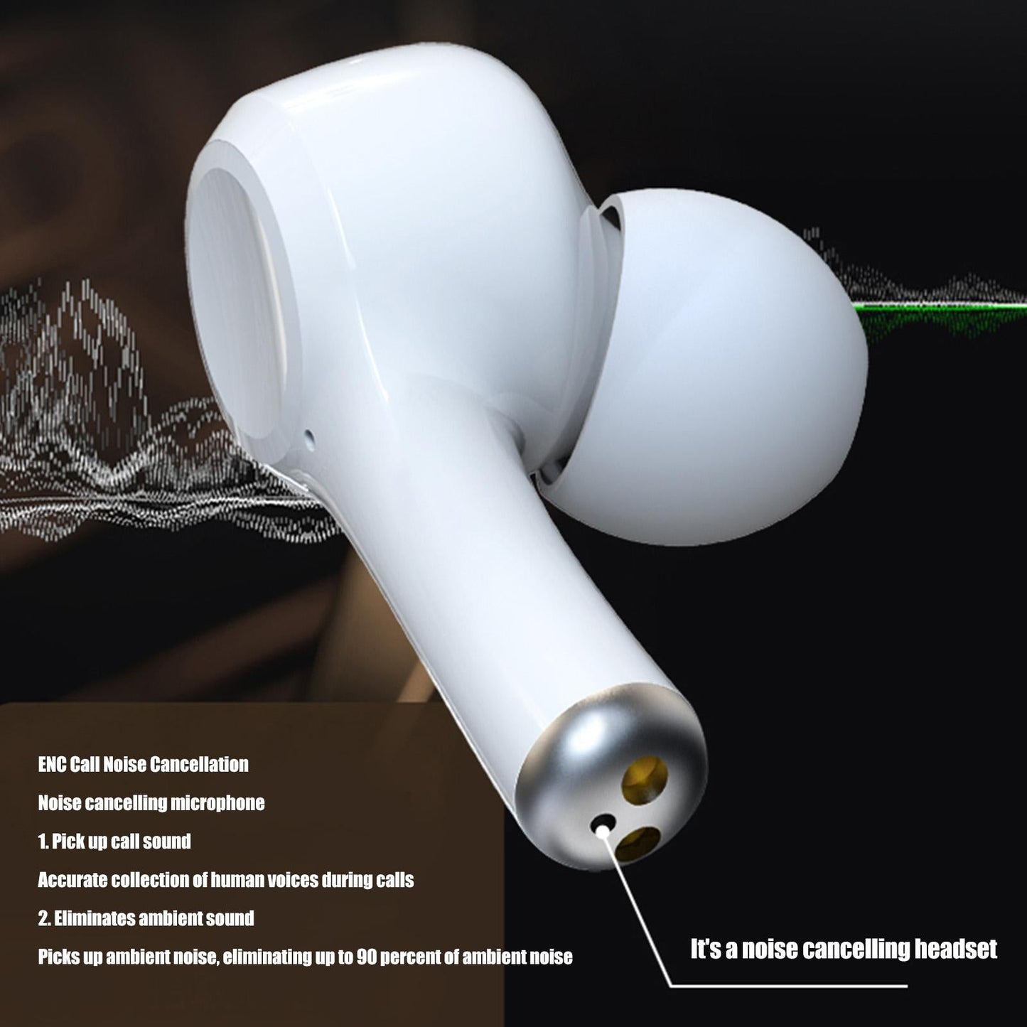 Translator Earbuds Bluetooth 5.2 Supports 84 Languages 5 Modes Noise Canceling Wireless Translator Earbuds V1263-JX-140