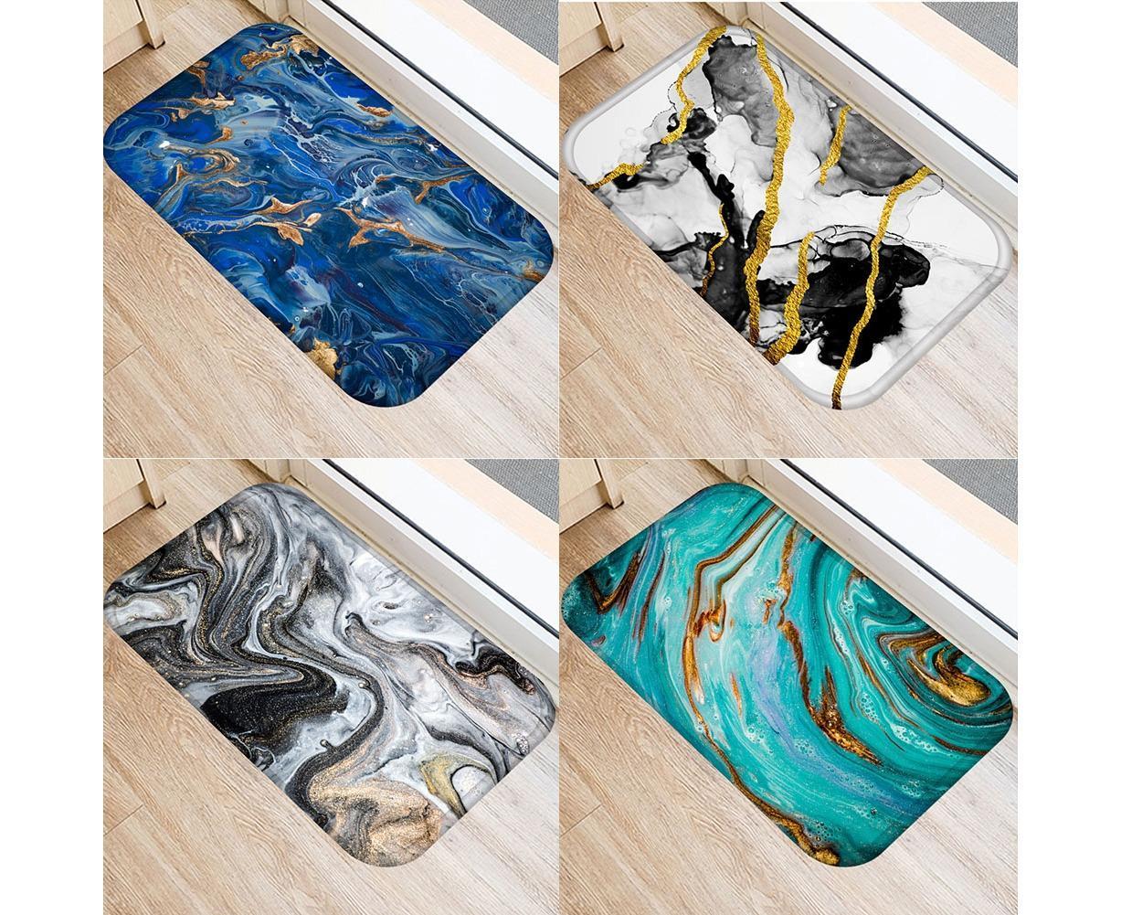Color Palette Kitchen Hallway Mat Entrance Rug Floor Non-slip Bathroom Carpet V1263-JX-1409