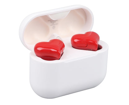 Wireless Earbuds Multifunction Stylish Lightweight Noise Canceling Stereo Heart Shaped Bluetooth Earphones V1263-JX-141
