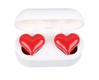Wireless Earbuds Multifunction Stylish Lightweight Noise Canceling Stereo Heart Shaped Bluetooth Earphones V1263-JX-141