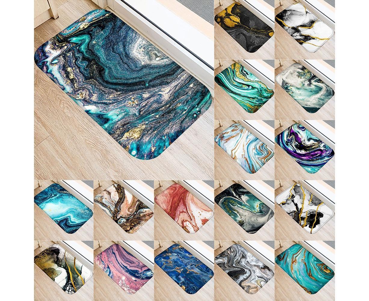 Color Palette Kitchen Hallway Mat Entrance Rug Floor Non-slip Bathroom Carpet V1263-JX-1414