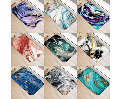 Color Palette Kitchen Hallway Mat Entrance Rug Floor Non-slip Bathroom Carpet V1263-JX-1414