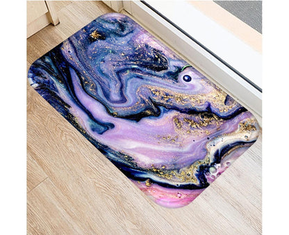 Color Palette Kitchen Hallway Mat Entrance Rug Floor Non-slip Bathroom Carpet V1263-JX-1414