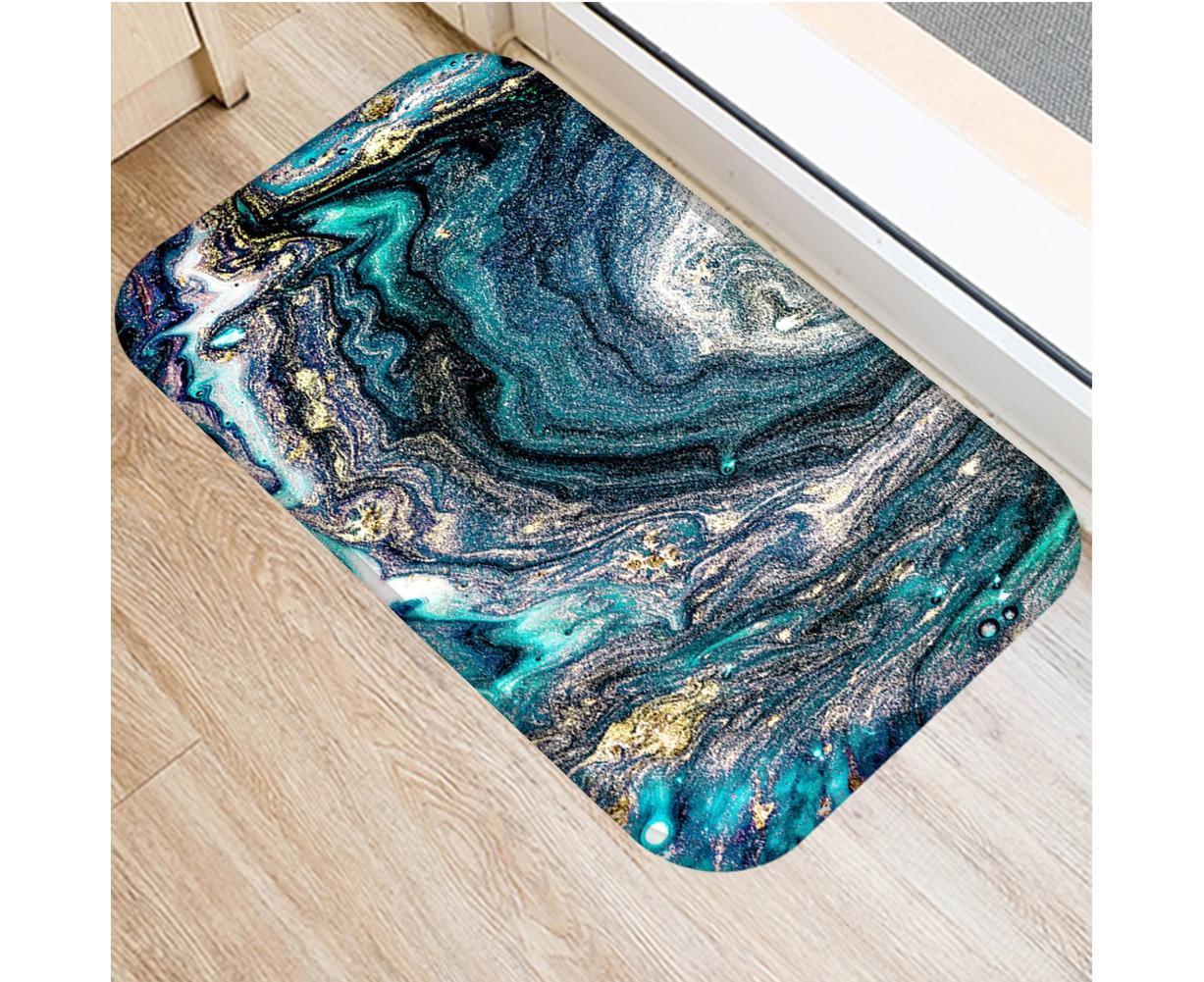Color Palette Kitchen Hallway Mat Entrance Rug Floor Non-slip Bathroom Carpet V1263-JX-1414