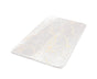 Floor Mat Anti-slip Water Absorbent Polyester Rectangular Door Carpet Cushion for Daily Use-Milky White V1263-JX-1423