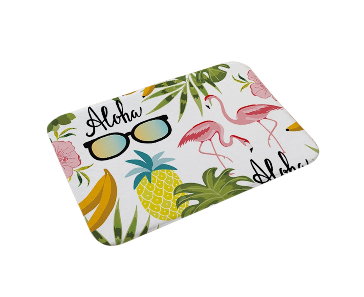 Stylish Flamingo Rug Kitchen Bathroom Anti-slip Doormat Carpet Floor Mat Home Decor V1263-JX-1438