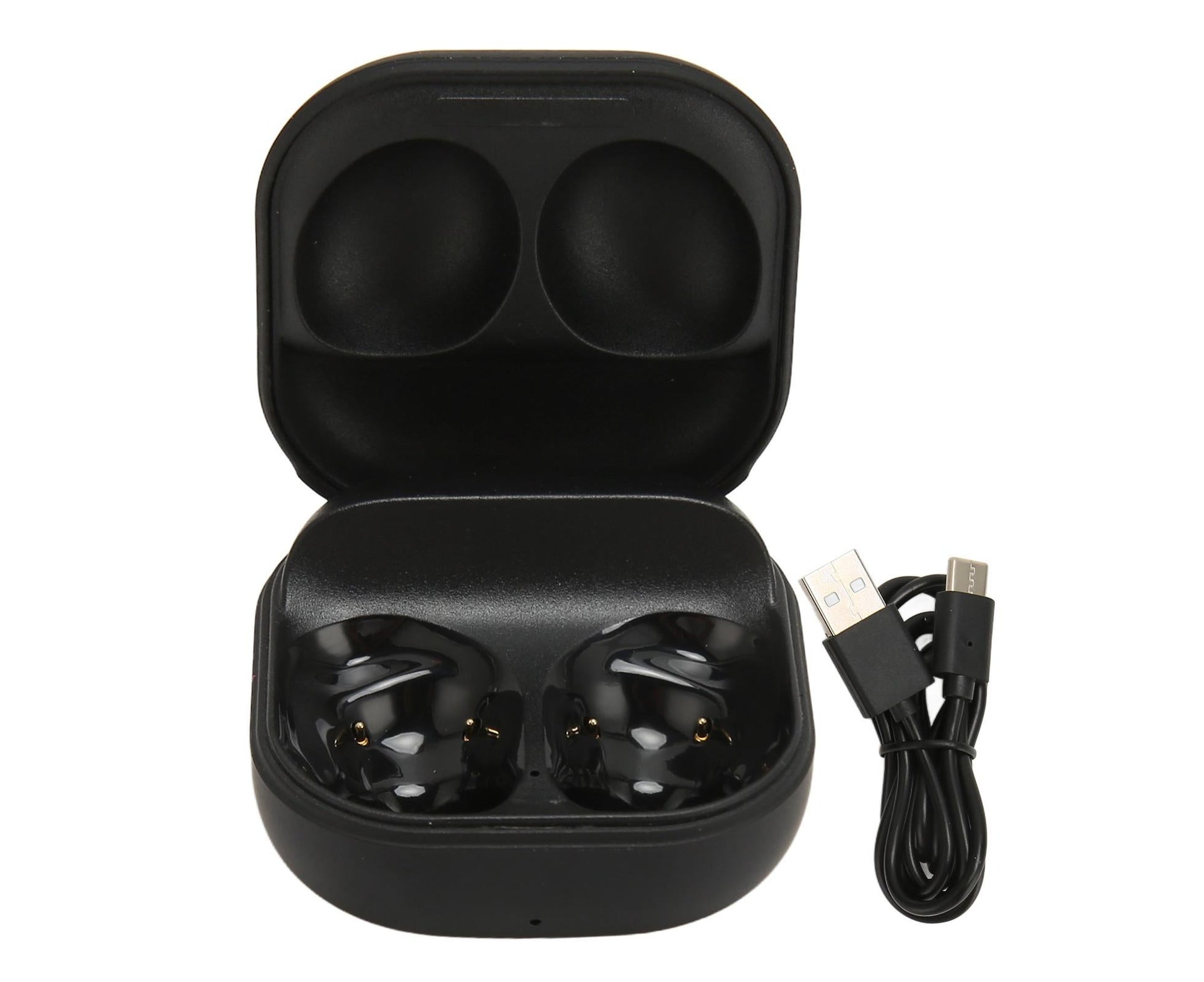 Bluetooth Earbuds Charging Case 450mAh Replacement Wireless Charger for Galaxy Buds Pro SM R190 Black V1263-JX-144