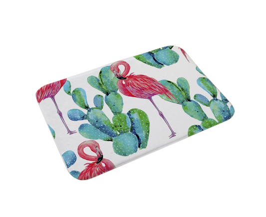 Stylish Flamingo Rug Kitchen Bathroom Anti-slip Doormat Carpet Floor Mat Home Decor V1263-JX-1448