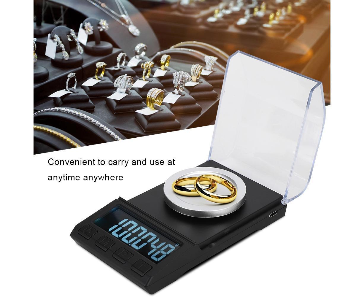 100g / 0.001g LCD Mini Electronic Kitchen Digital Food Jewelry Scale Weight Measuring Tool V1263-JX-1449