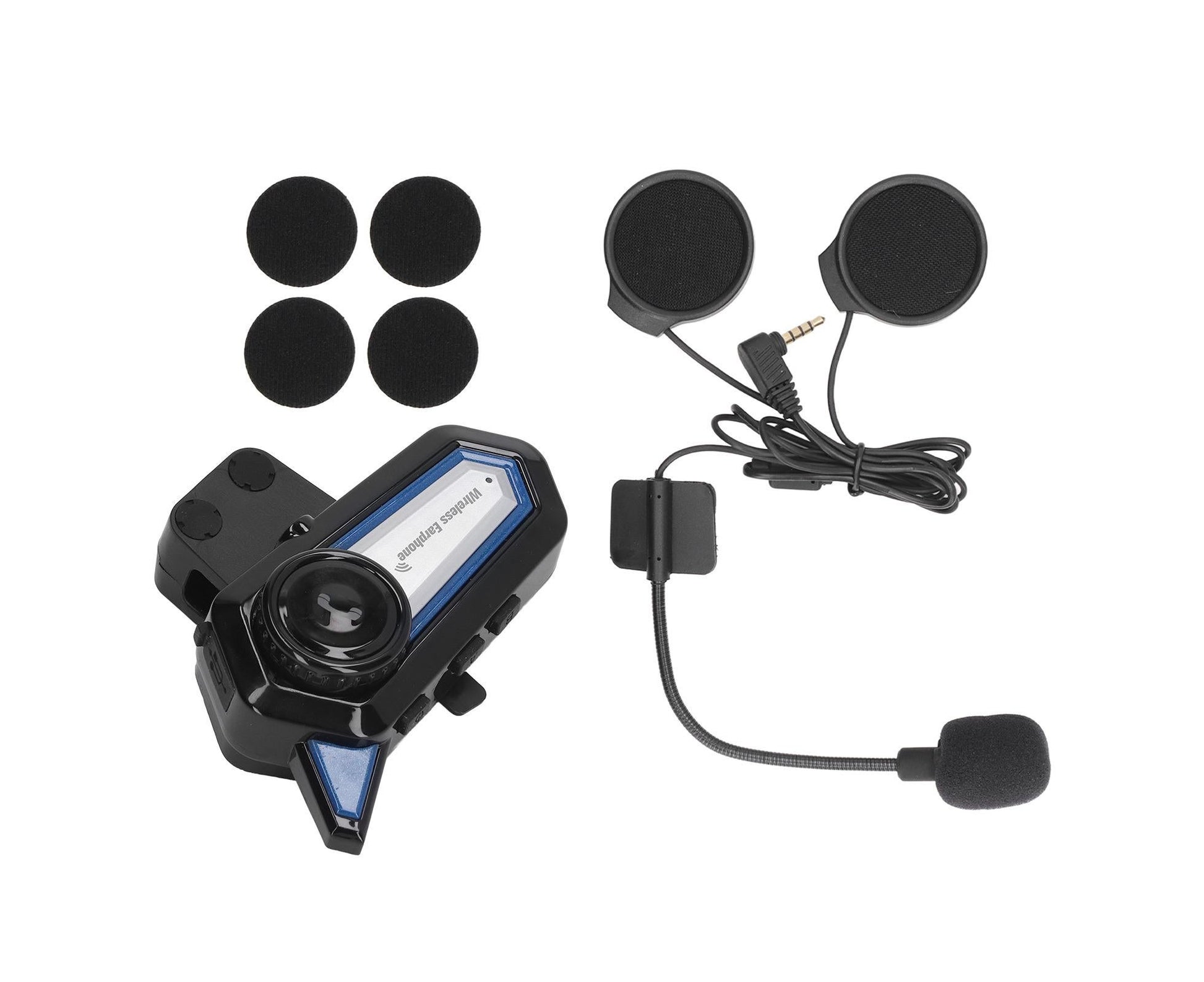 BT31 Motorcycle Bluetooth Helmet Headset Wireless Hands Free Stereo Waterproof Noise Cancelling Headset with V1263-JX-145
