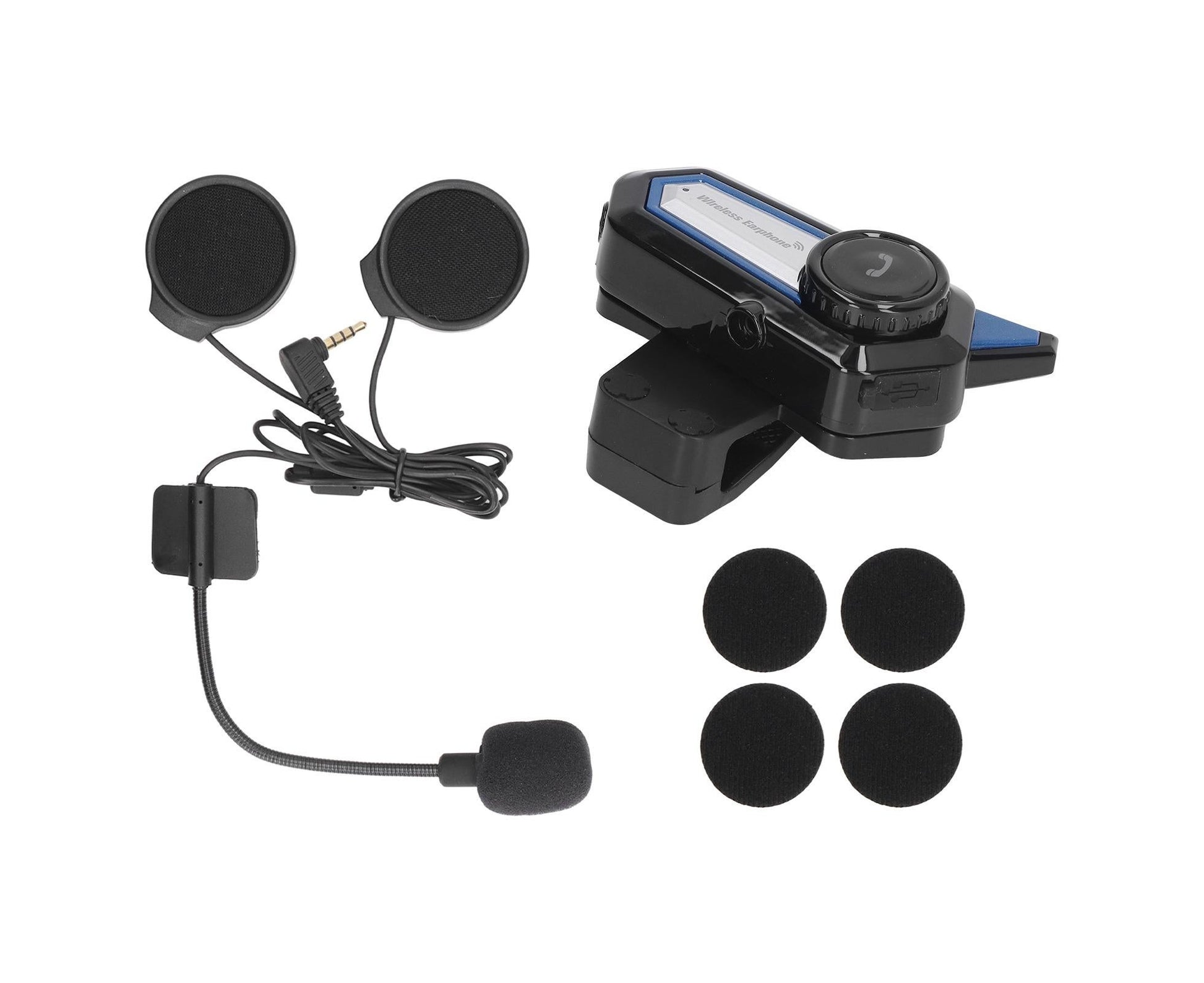 BT31 Motorcycle Bluetooth Helmet Headset Wireless Hands Free Stereo Waterproof Noise Cancelling Headset with V1263-JX-145