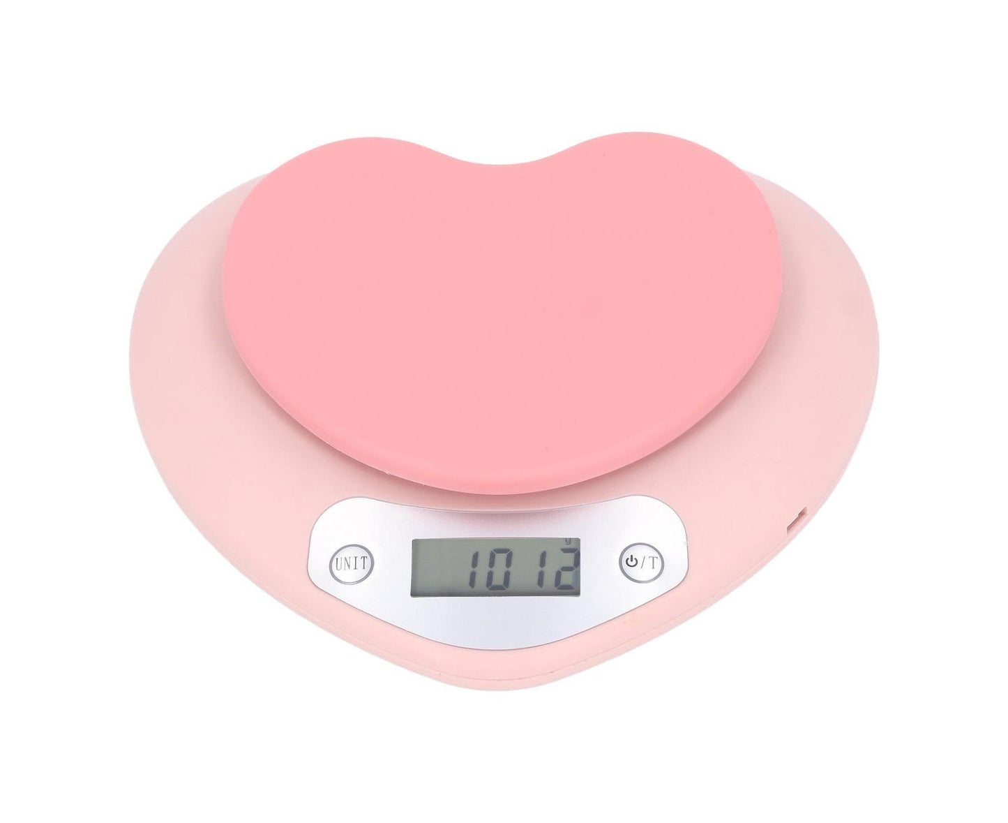 1g Accuracy Digital Kitchen Scale 5kg Household Small Heart Shape Rechargeable Food Scale for Cooking Baking V1263-JX-1451