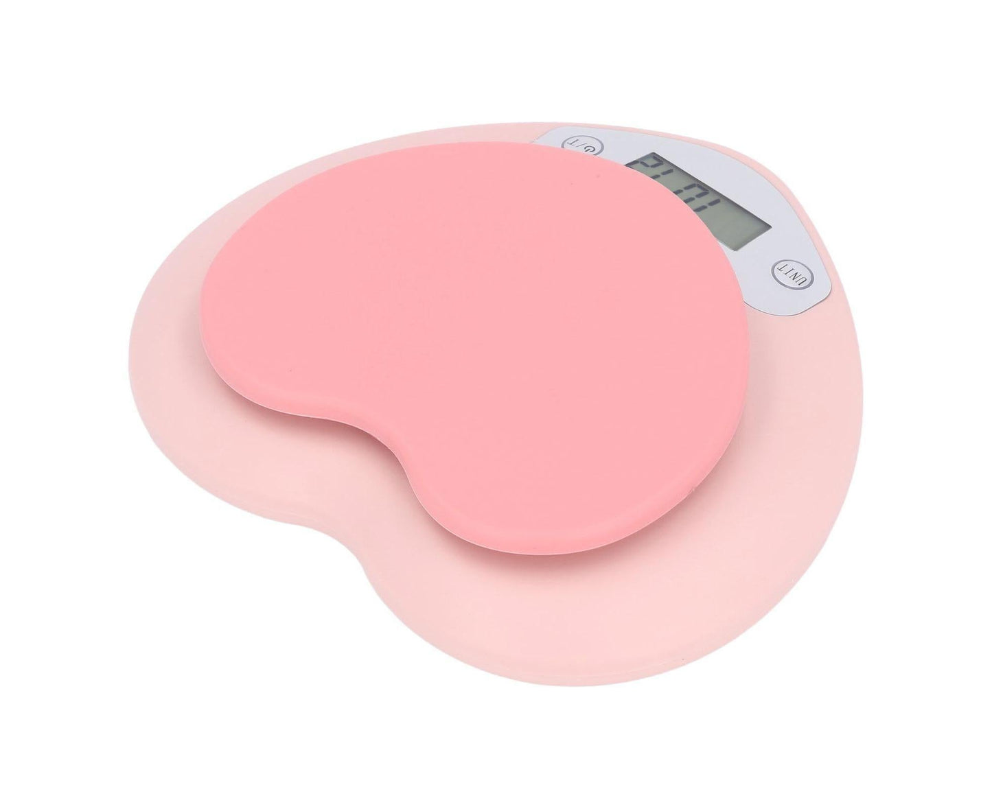 1g Accuracy Digital Kitchen Scale 5kg Household Small Heart Shape Rechargeable Food Scale for Cooking Baking V1263-JX-1451