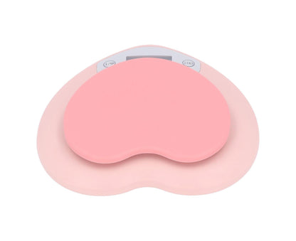 1g Accuracy Digital Kitchen Scale 5kg Household Small Heart Shape Rechargeable Food Scale for Cooking Baking V1263-JX-1451