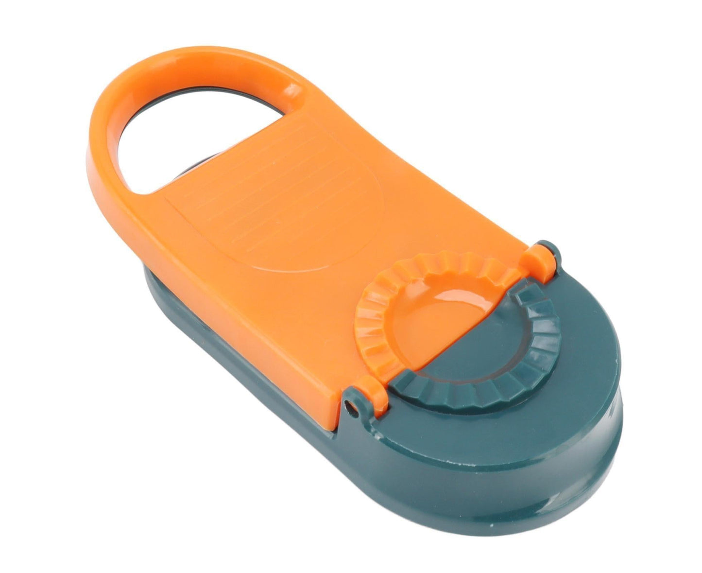 2 in 1 Manual Dumpling Maker Kitchen Dumpling Making Tool Household Multifunctional Dumpling Mold Orange V1263-JX-1453