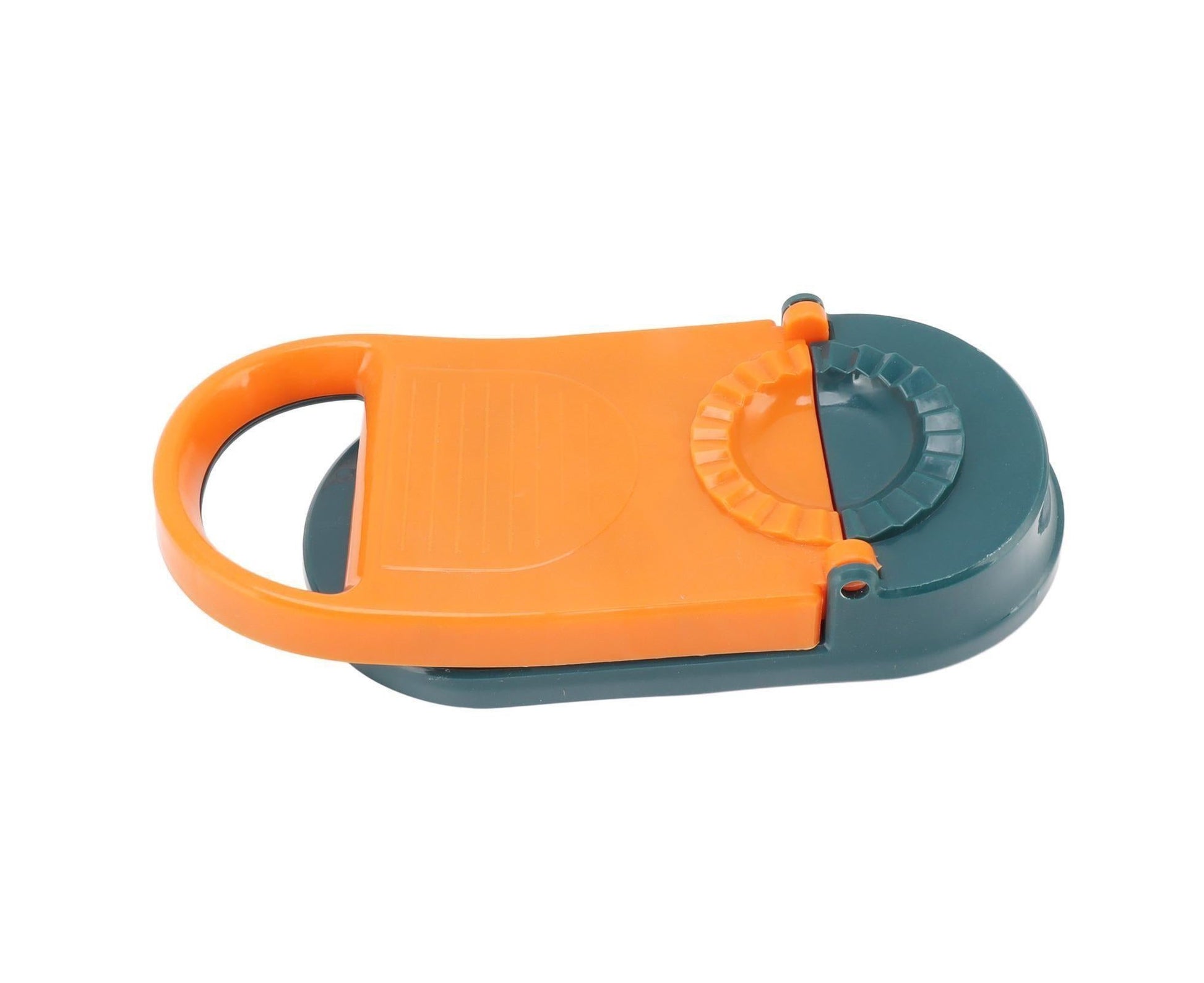 2 in 1 Manual Dumpling Maker Kitchen Dumpling Making Tool Household Multifunctional Dumpling Mold Orange V1263-JX-1453