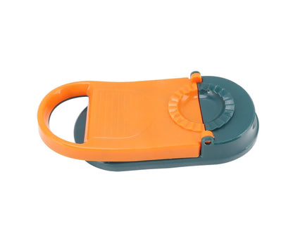 2 in 1 Manual Dumpling Maker Kitchen Dumpling Making Tool Household Multifunctional Dumpling Mold Orange V1263-JX-1453