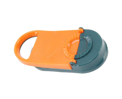 2 in 1 Manual Dumpling Maker Kitchen Dumpling Making Tool Household Multifunctional Dumpling Mold Orange V1263-JX-1453