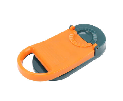 2 in 1 Manual Dumpling Maker Kitchen Dumpling Making Tool Household Multifunctional Dumpling Mold Orange V1263-JX-1453
