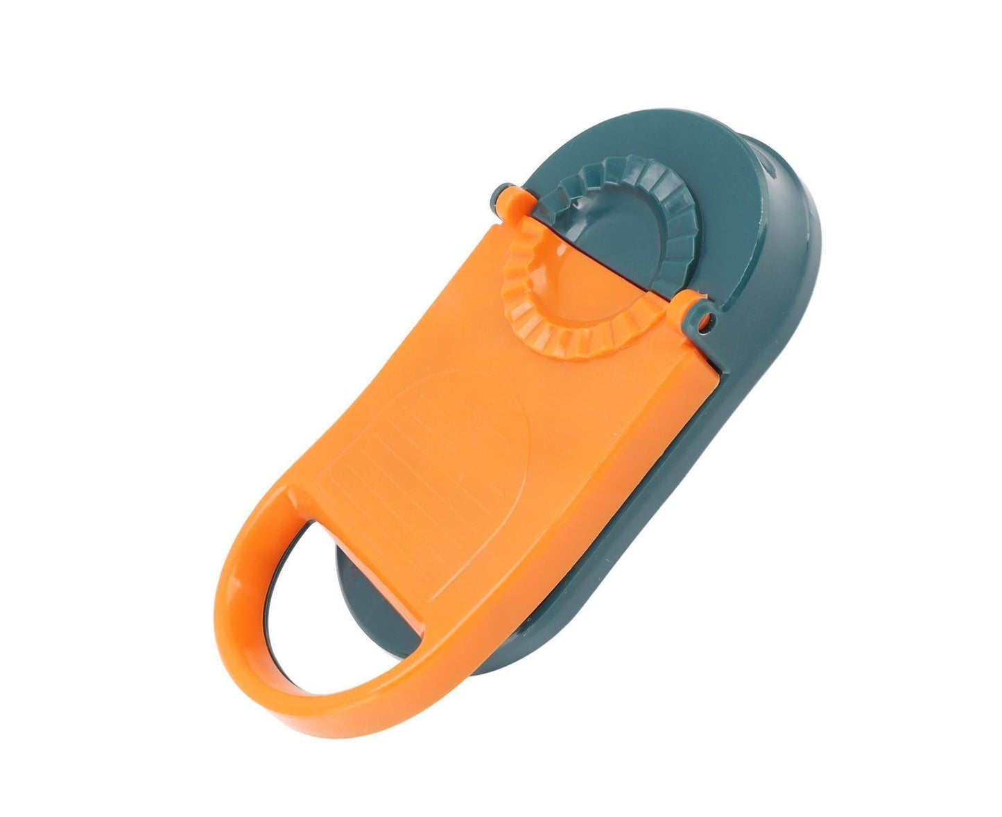 2 in 1 Manual Dumpling Maker Kitchen Dumpling Making Tool Household Multifunctional Dumpling Mold Orange V1263-JX-1453
